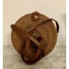 Sac à main paille tressée