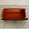 Panière en tissu orange 17 x 22 cm