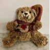 Nounours fille en paille 26 cm