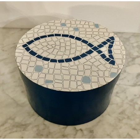 Boîte bleue 23 cm