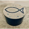 Boîte bleue 23 cm