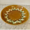 Grand plat creux en céramique vernissé 35 cm