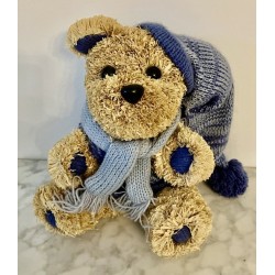 Nounours en paille 26 cm