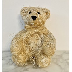 Nounours en paille 16 cm
