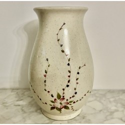 Vase guirlandes de fleurs en céramique  30 cm