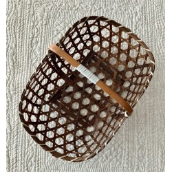 Panier corbeille de fruits en osier 16 x 28 cm