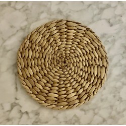 Dessous de plat  en paille tressée