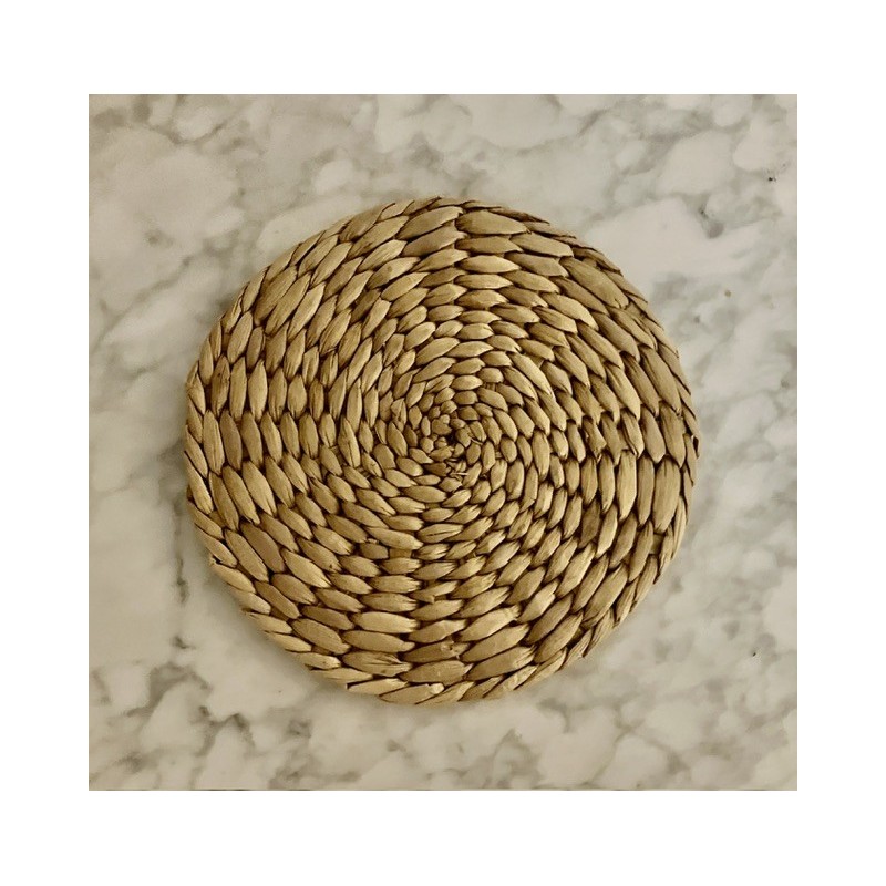 Dessous de plat  en paille tressée