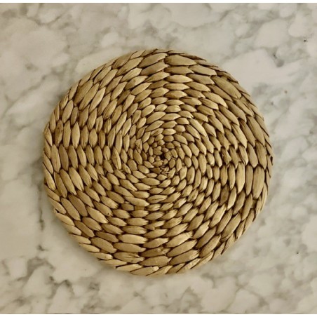 Dessous de plat  en paille tressée