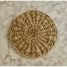 Dessous de plat  en paille tressée