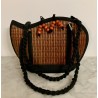 Sac en paille tressée 21 x 30 cm